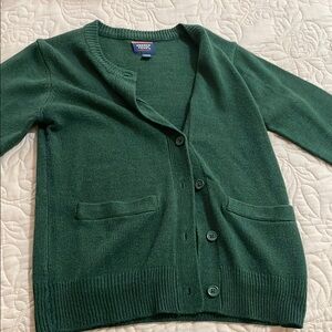 Lands' End Deep Green Women's Cardigan